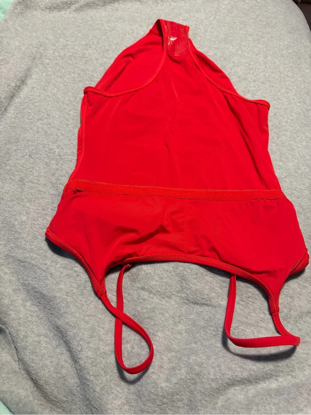 Classic Red One-Piece Swimsuit for Kids